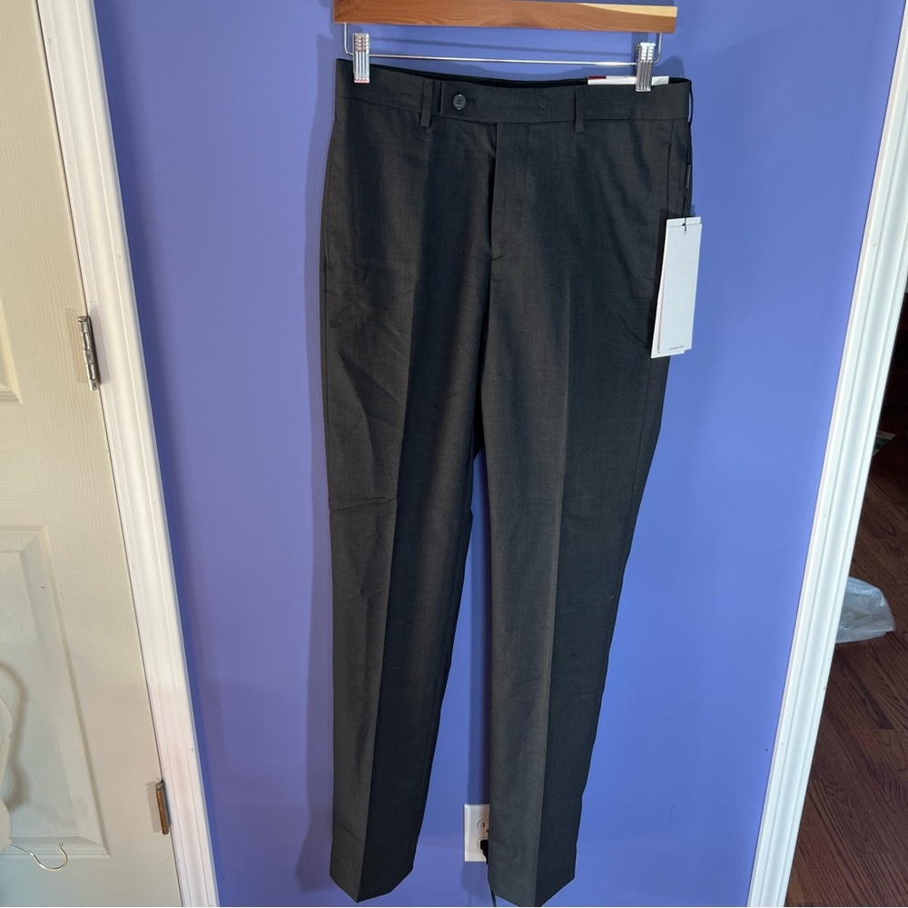 NWT Calvin Klein Slim Grey Dress Pant